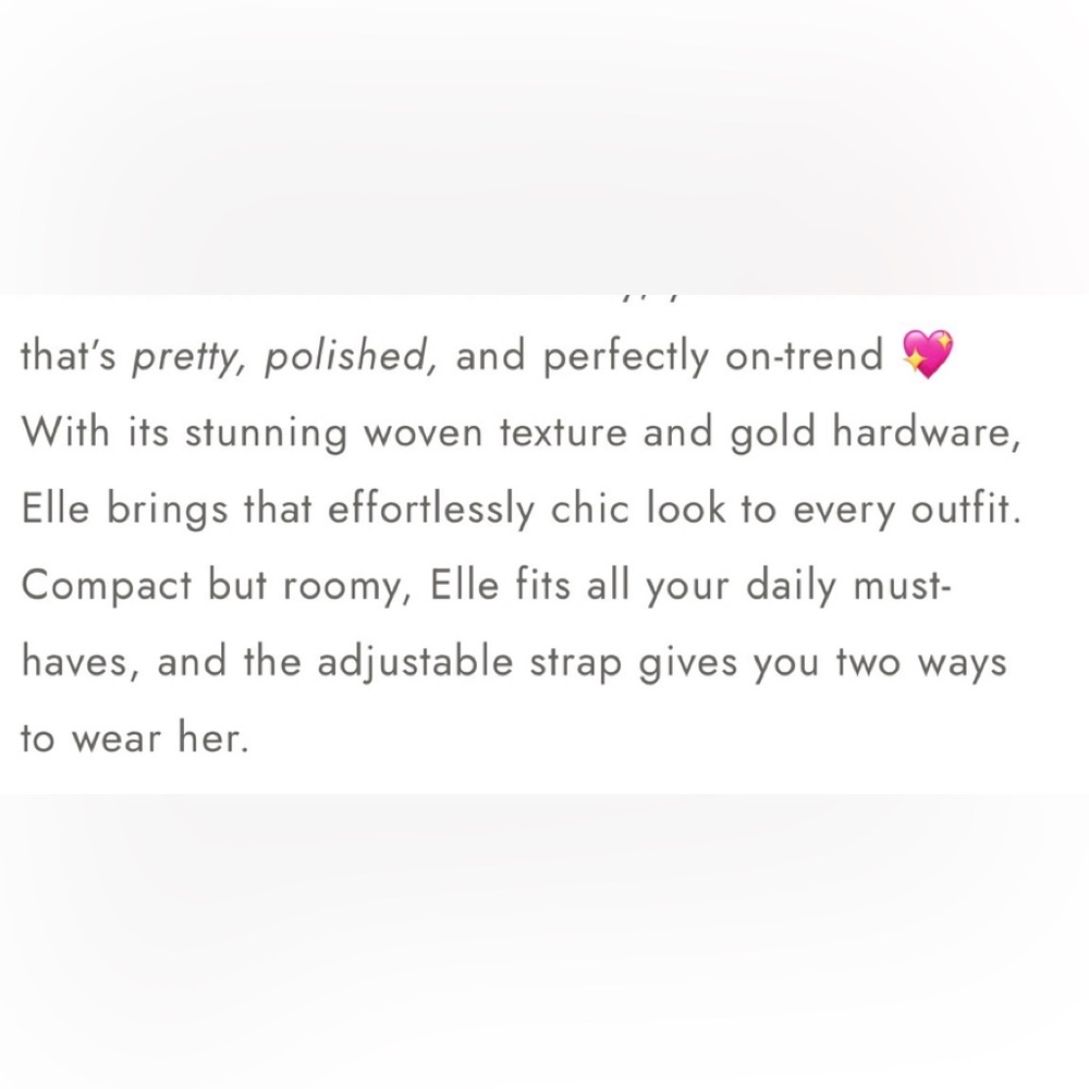 Modern + Chic Elegant Elle Woven shoulder/Crossbody Bag-cinnamon - Picture 12 of 13